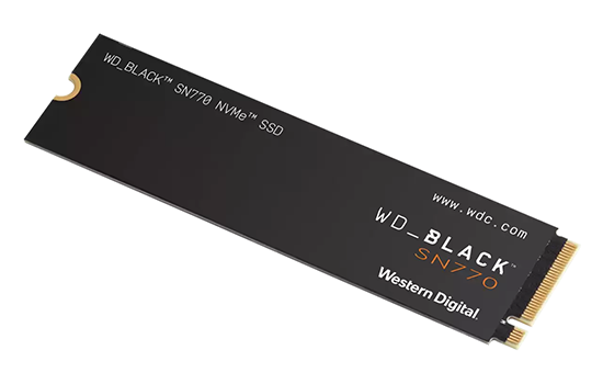 SSD WD Black SN770 2TB, M.2 2280, NVMe, Leitura 5150MBs e Gravação